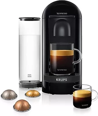£60 • Buy Krups Nespresso Vertuo Plus XN903840 Pod Coffee Machine 1.2l 19 Bar Black