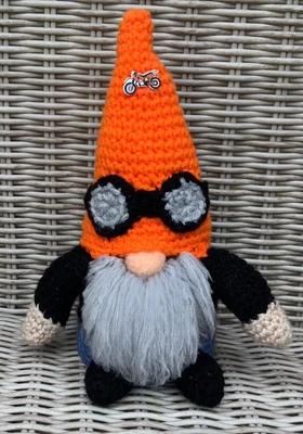 £9.99 • Buy Harley The Biker  Gonk - Hand Crochet Toilet Roll Cover