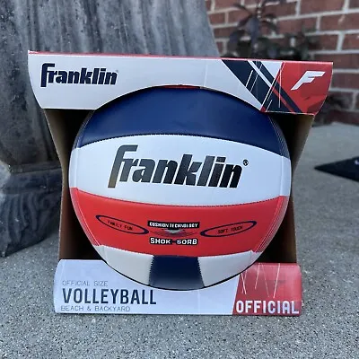 Franklin Sports Official Size Volleyball Beach And Backyard Soft Touch Cushioned • $4.99