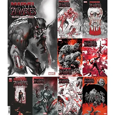 Marv Zombies: Black White Blood (2023) 1 2 3 4 | Marvel | FULL RUN /COVER SELECT • $23.88