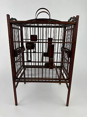 Antique Chinese Ornate Birdcage For A Little Prince Bird Cage House Black 9 X14  • $82.40