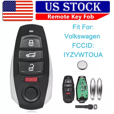 For VW Volkswagen Touareg 2011-2017 SMART REMOTE KEY FOB PROXIMITY IYZVWTOUA • $24.39