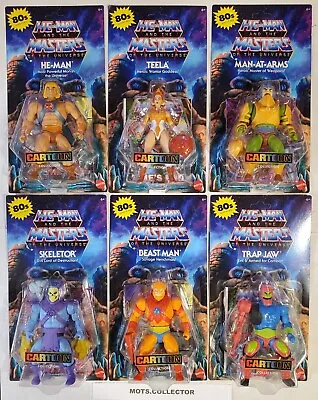 NEW!!! Masters Of The Universe Origins ALL 6 Cartoon Collection Figures MOTU LOT • $199.99