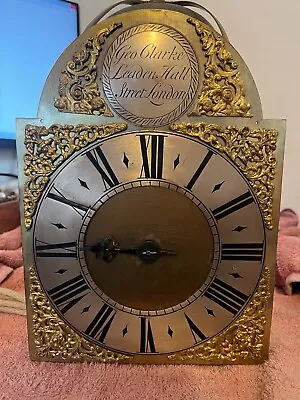 George Clarke Leaden Hall Street  London - Antique Brass Lantern Clock • £800