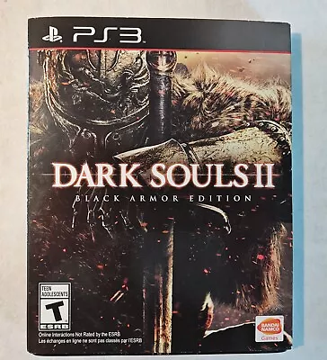 Sony PlayStation PS3 Video Game Dark Souls II Black Armor Edition • $14.50