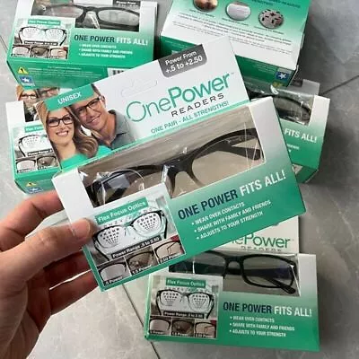 1 2PC Fashions Multifocal One Power Readers Auto Focus Reading Adjusting Glasses • $8.99