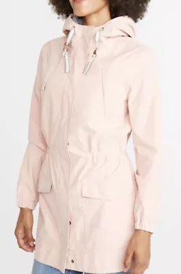 Marine Layer Milie Raincoat Light Pink Peach Water Repellant Jacket Women’s Smal • $60.99