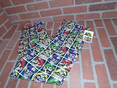 Super Mario Mens Pjs Adult Medium New With Tags • $19.99