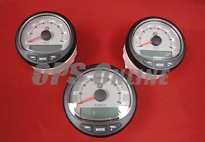 Mercury SmartCraft SC1000 Grey (2) Tachometers / Speedo Kit - 79-8M0185906 - New • $989