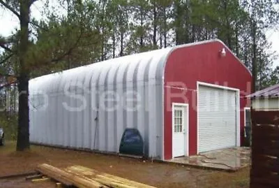 DuroSPAN Steel 32x30x14 Metal Garage Home Shop DIY Building Kit Open Ends DiRECT • $9988
