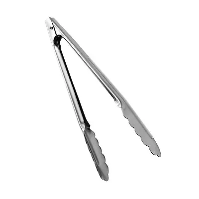 10-Inch Stainless Steel Utility Tong Heavy Duty Kitchen / Serving Tongs • $7.49