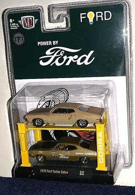 M2 Machines '22 1/64 Auto-lift 1970 Ford Torino Cobra 1/750 Gold Chase R24 Rare! • $30.99