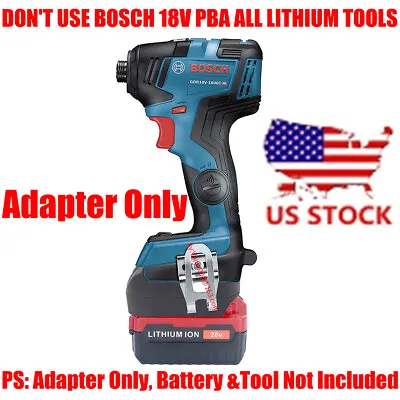 1x Adapter Work On PORTER-CABLE 20V MAX Li-Ion Battery For BOSCH 18V Series Tool • $17.69