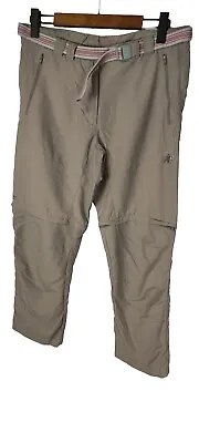 Mammut Men's Hiking Trousers Beige Convertible Shorts Pre Loved UK W34 L32   • £30