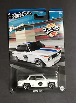 Hot Wheels 2024 Vintage Racing Club BMW 2002 (White) 3/6 HRT81 NEW • $5.95