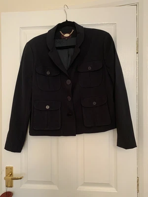 £18 • Buy Mulberry Single Breasted Box Style Jacket,size  16, 97% Wool Blend, Fully Lined