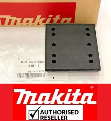 Genuine Makita Baseplate With Attached Rubber Pad Palm Sander Base Plate Bo4553 • £10.86