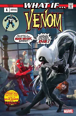 WHAT IF...? VENOM #1 (TIAGO DA SILVA EXCLUSIVE MOON KNIGHT VARIANT) ~ Marvel • $15