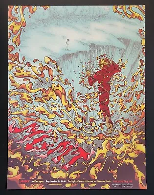 MGMT SLC 2013 Poster By James Flames Salt Lake City Sept 5th • $225