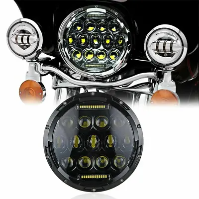 For Yamaha Road Star Midnight Silverado XV 1600 1700 7 Inch LED Hi/Low Headlight • $28.32