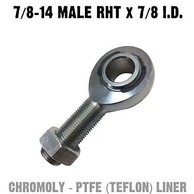 Chromoly PTFE Heim Joint 7/8 X 7/8 Male RHT Custom Fabrication Spherical Rod End • $22.99