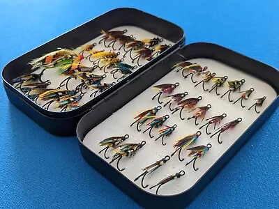 46 Full Dress Atlantic Salmon Flies In Classic Patterns In Richard Wheatley Box • $200