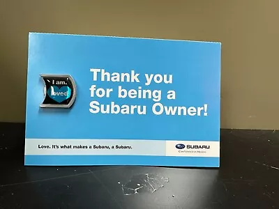 Genuine Subaru I Am Loved Badge Of Ownership Outback Accent Forester Crosstrek • $20