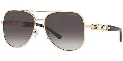 Michael Kors Chianti Women's Aviator Sunglasses W/ Gradient Lens - MK1121 10148G • $54.99