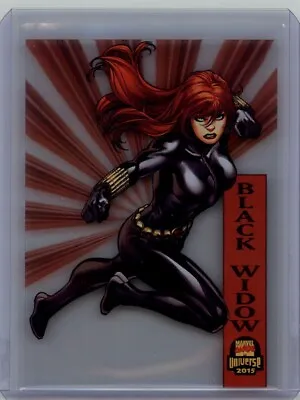 2015 Marvel Fleer Retro 1994 Suspended Animation Black Widow #3 • $10