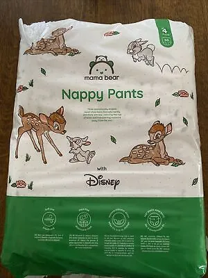 Mama Bear Disney Nappy Pants Size 4 (9-15 Kg) Nappies For Toddlers • £4.99
