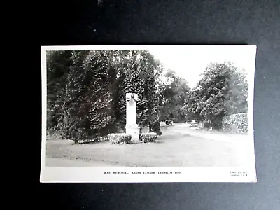 War Memorial Annes Corner   Chesham Bois  Buckinghamshire  -   An R/p Card • £2