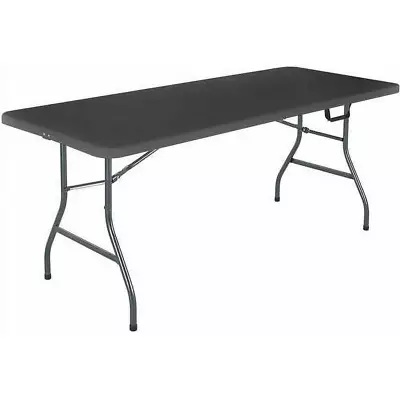 Cosco 6 Foot Centerfold Folding Table Black • $90.61