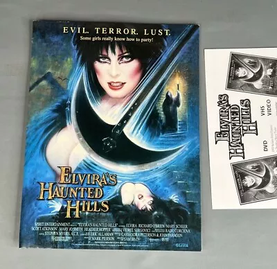 Elvira Haunted Hills Folder (2002) Mistress Of The Dark Vintage Art Paper Holder • $50.66