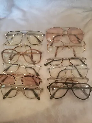VINTAGE LOT OF 13 Glasses Wire Rimmed Airco USA Aviators Silver Gold • $33