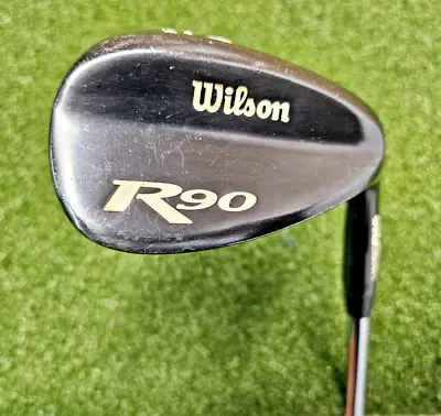 Wilson R90 Spin Grooves Sand Wedge / RH / Stiff Steel ~35.25  / NEW GRIP /jd4730 • $25.95