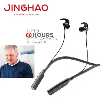 JINGHAO Neckband Hearing Aids Rechargeable Ear Voice Hearing Amplifier AU • $49.99