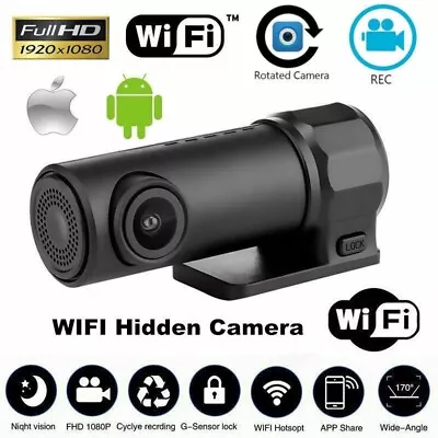 1080P Mini Car DVR Camera Dash Cam WIFI G-sensor Video Recorder Night Vision • $32.11