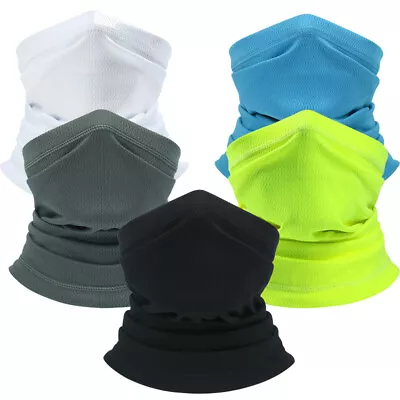 Cooling Neck Gaiter Bandana Face Mask Sun UV Gator Mask Face Cover For Men Woman • $2.89