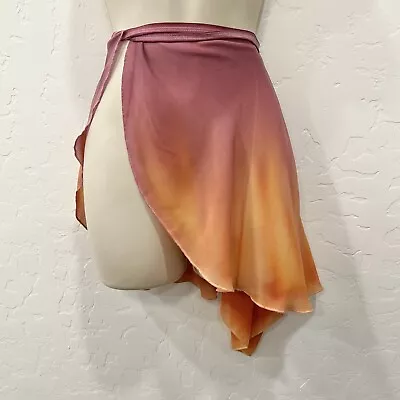 Watercolour Dancewear Sunset Wrap Skirt Women’s Size M/L • $25