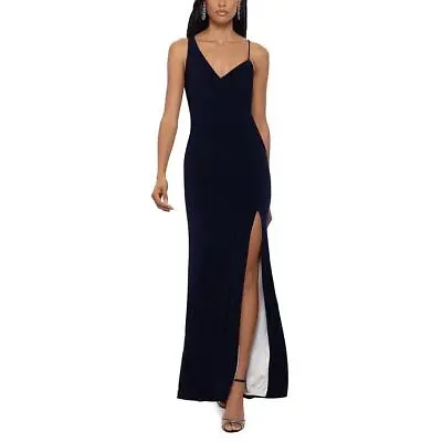 Xscape Womens V-Neck Maxi Special Occasion Evening Dress Gown BHFO 0369 • $21.99