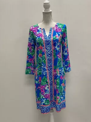 LILLY PULITZER Size M Pundy Blue  Isle Be Back  UPF 50+ Nadine Dress *NWT • $125