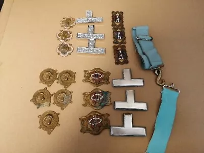 Freemason Apron Level & Belt / Brass RAOB Badges FG# 4  N • £7.95