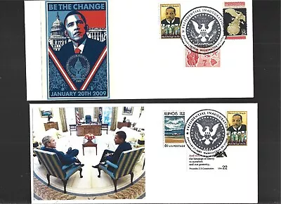 Us Inauguration Day Covers  Barack Obama  Joe Biden 2009 Lot Of 6 On # 10 Covers • $5.50