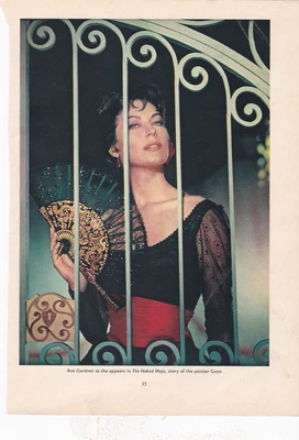 £2.19 • Buy Ava Gardner  The Naked Maja  - Photo -  7x9  - Picturegoer 1960 - FF13
