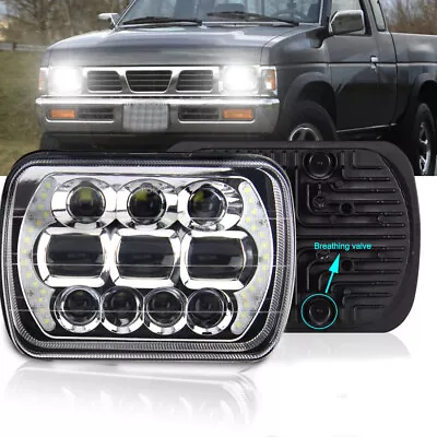 $29.03 • Buy For 1995- 1996 1997 Nissan Pickup Hardbody LED Headlights Hi/Lo Sealed Beam 7x6 