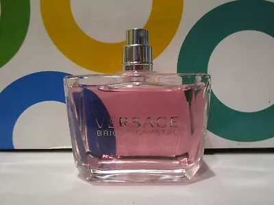 Versace ~ Bright Crystal Eau De Toilette Spray ~ 3 Oz No Top Cap • $38.40