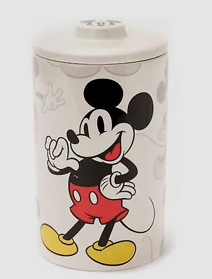 Disney Mickey Mouse Ceramic 9  Cookie Jar Canister With Top New • $27.99