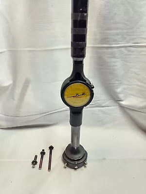 STARRETT Metric Dial Bore Gage - 84MAZ-181-5J 76.2 - 131.75mm Range W/extensions • $299