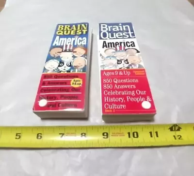 Brain Quest American History Deck 1 And Deck 2  (Used) (A) • $9.25