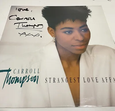 £25 • Buy Carroll Thompson - Signed / Autographed Strangest Love Affair 12” Vinyl Record